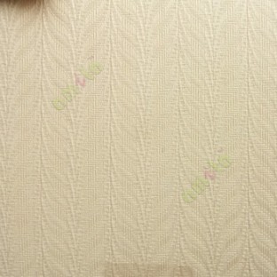Cream color vertical dome shaped pattern vertical stripes texture finished vertical blind